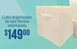 Soriana Híper Cubo organizador de tela flexible estampado oferta