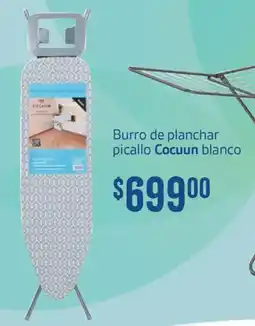 Soriana Híper Cocuun burro de planchar picallo blanco oferta