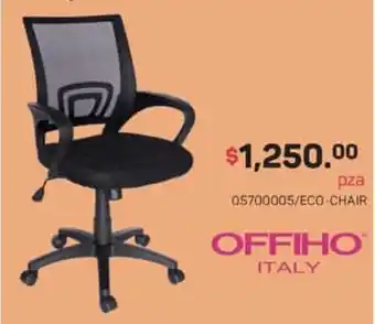 Tony Super Papelerías 05700005/eco-chair offiho italy oferta