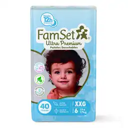 Farmacias YZA FamSet Ultra Premium Pañales desechables ET 6 oferta