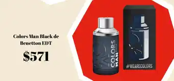 Elektra Colors Man Black de Benetton EDT oferta