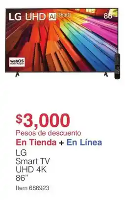 Costco LG Smart TV UHD 4K oferta