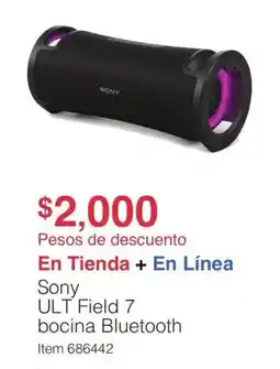 Costco Sony ULT Field 7 bocina Bluetooth oferta