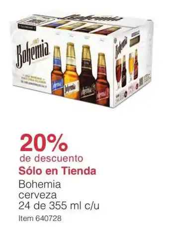 Costco Bohemia cerveza oferta