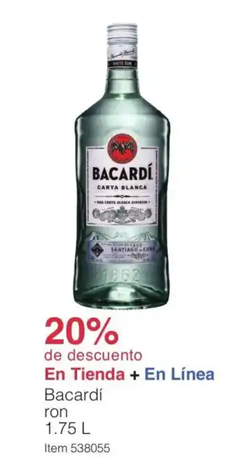 Costco Bacardí ron oferta