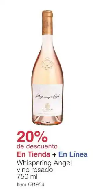 Costco Whispering Angel vino rosado oferta