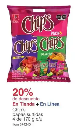 Costco Chip's papas surtidas oferta