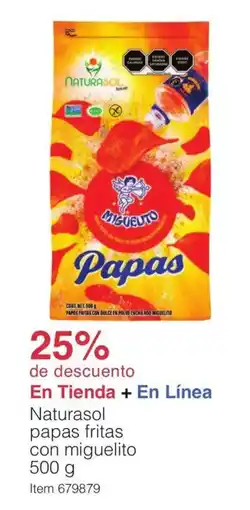 Costco Naturasol papas fritas con miguelito oferta