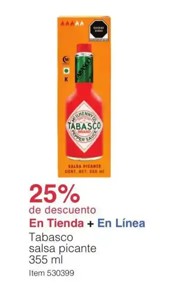 Costco Tabasco salsa picante oferta