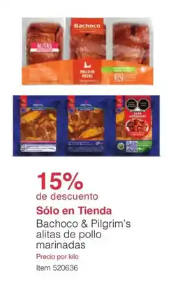 Costco Bachoco & Pilgrim's alitas de pollo marinadas oferta