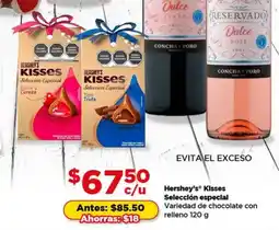 Bodega Aurrerá Hershey's Kisses Selección especial Variedad de chocolate con relleno oferta