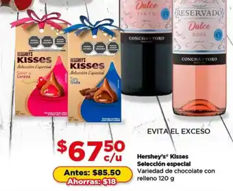 Bodega Aurrerá Hershey's Kisses Selección especial Variedad de chocolate con relleno oferta