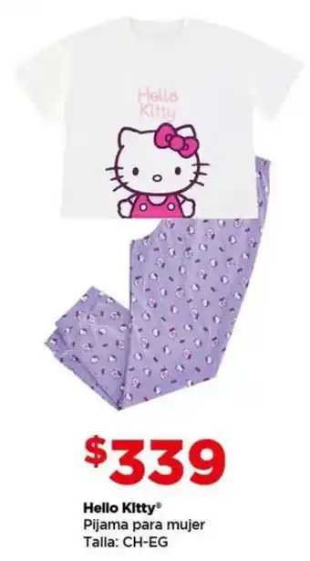 Bodega Aurrerá Hello Kitty Pijama para mujer oferta