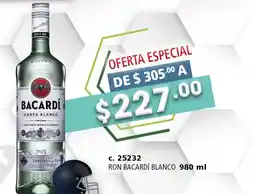 Bodegas Alianza Ron bacardi blanco oferta