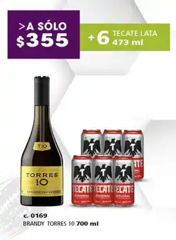 Bodegas Alianza Brandy torres 10 oferta