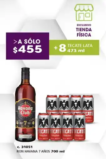 Bodegas Alianza Ron havana 7 años oferta