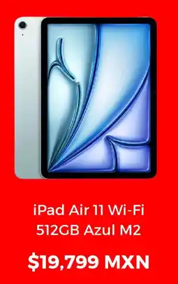 Sanborns iPad Air 11 Wi-Fi 512GB Azul M2 oferta