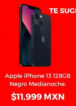 Sanborns Apple iPhone 13 128GB Negro Medianoche oferta