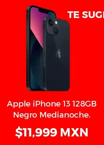 Sanborns Apple iPhone 13 128GB Negro Medianoche oferta