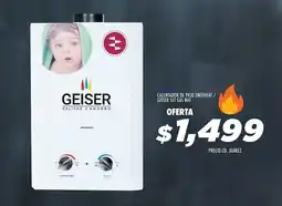 Hágalo Calentador de paso enerheat/ geiser 5lt gas nat oferta