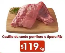 Arteli express Costilla de cerdo parrillera o Spare Rib oferta