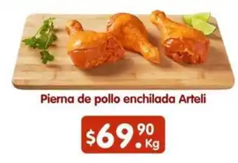 Arteli express Pierna de pollo enchilada Artel oferta