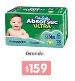 Arteli express Variedad de Pañales Absorsec Kleen Bebé paq Grande oferta