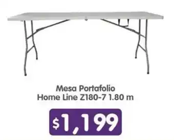 Arteli express Mesa Portafolio Home Line Z180-7 oferta