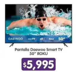 Arteli express Pantalla Daewoo Smart TV ROKU oferta