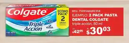 DelSol Pasta Dental colgate 2 triple acción oferta