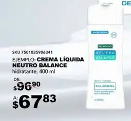 DelSol Crema líquida neutro balance hidratante oferta