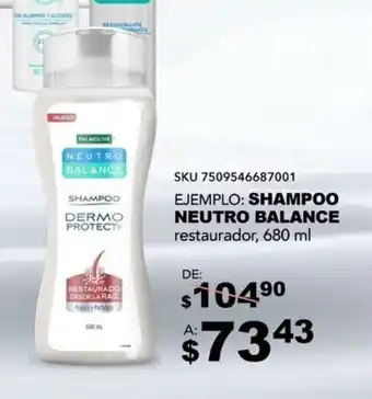 DelSol Shampoo neutro balance restaurador oferta