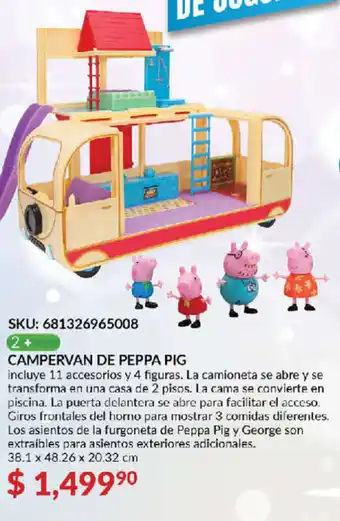 Campervan de Peppa Pig