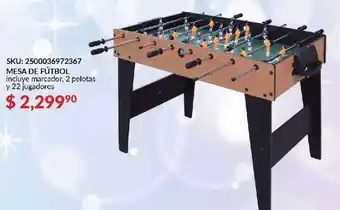 Woolworth Mesa de Fútbol oferta
