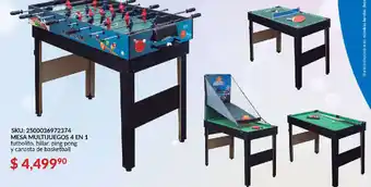Woolworth Mesa Multijuegos 4 en 1 oferta