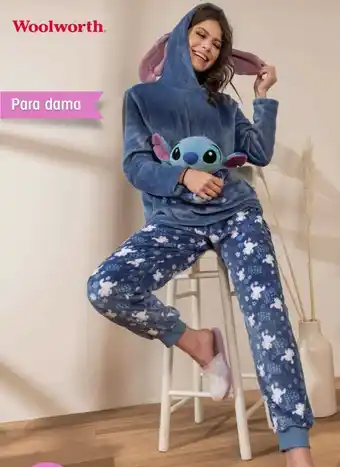 Woolworth DelSol Pijama Stitch para Dama 12-EG oferta