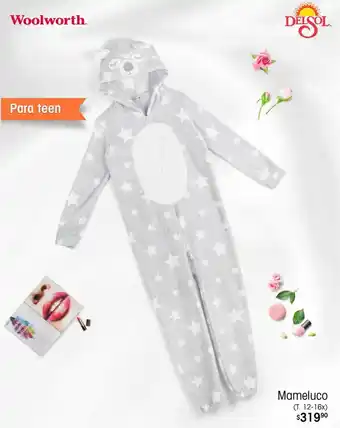 Woolworth DelSol Mameluco para Teen 12-16x oferta