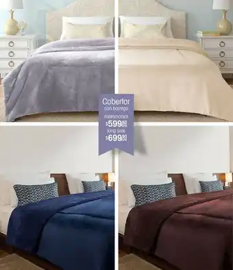 Woolworth DelSol Cobertor con Borrega Matrimonial oferta