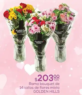 Fresko Ramo bouquet de 14 tallos de flores mixto GOLDEN HILLS oferta