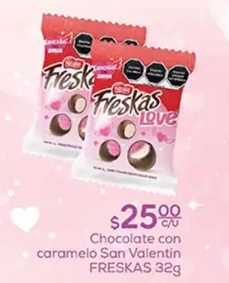 Fresko Chocolate con caramelo San Valentín FRESKAS oferta