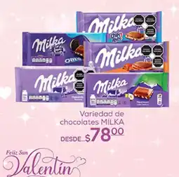 Fresko Variedad de chocolates MILKA oferta