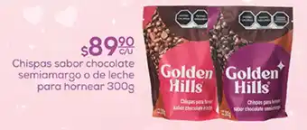 Fresko Golden Hills Chispas sabor chocolate semiamargo o de leche para hornear oferta