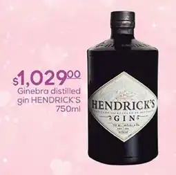 Fresko Ginebra distilled gin HENDRICK'S oferta