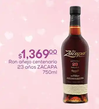 Fresko Ron añejo centenario 23 años ZACAPA oferta