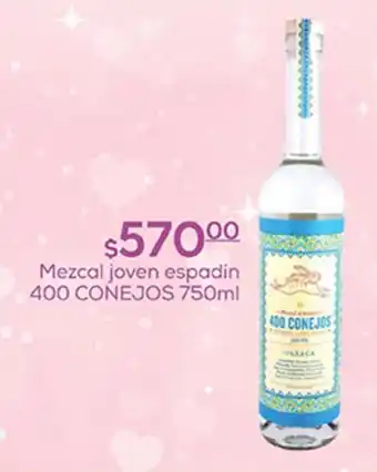 Fresko Mezcal joven espadin 400 CONEJOS oferta