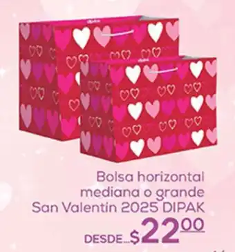 Fresko Bolsa horizontal mediana o grande San Valentín 2025 DIPAK oferta