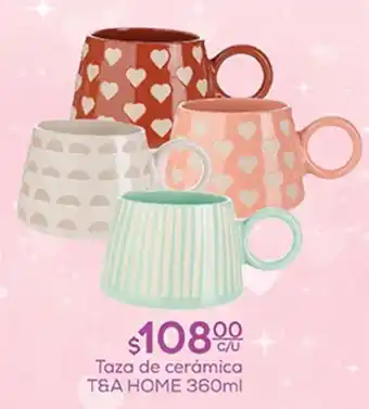 Fresko Taza de cerámica T&A HOME oferta