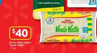 Walmart Extra - arroz súper verde valle oferta