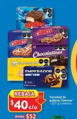 Walmart Chokis - variedad de galletas gamesa oferta