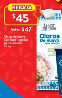 Walmart Huevo oferta